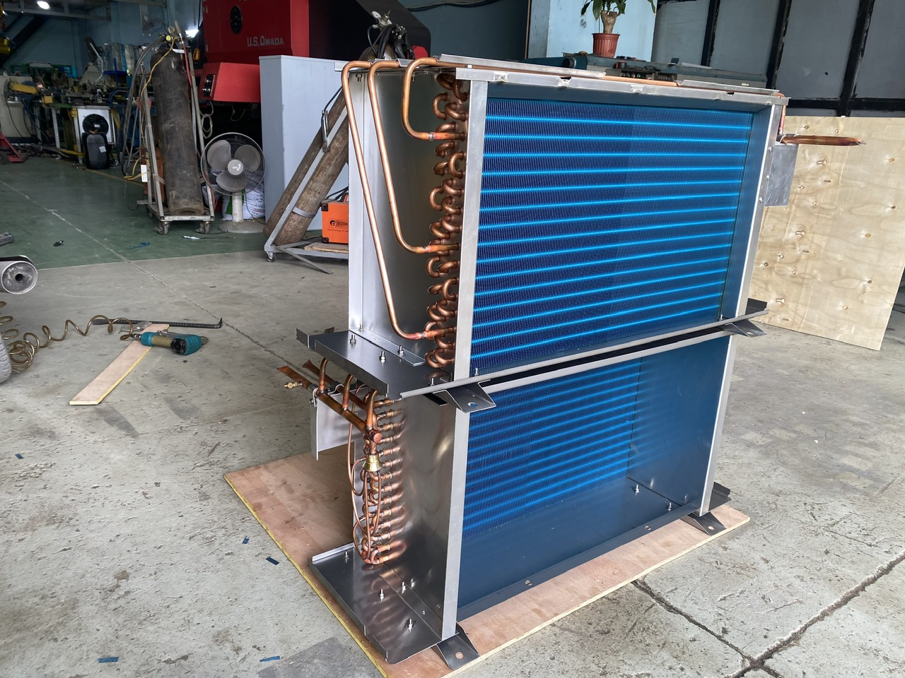 DÀN COIL KHO LẠNH 2HP - KHUNG INOX