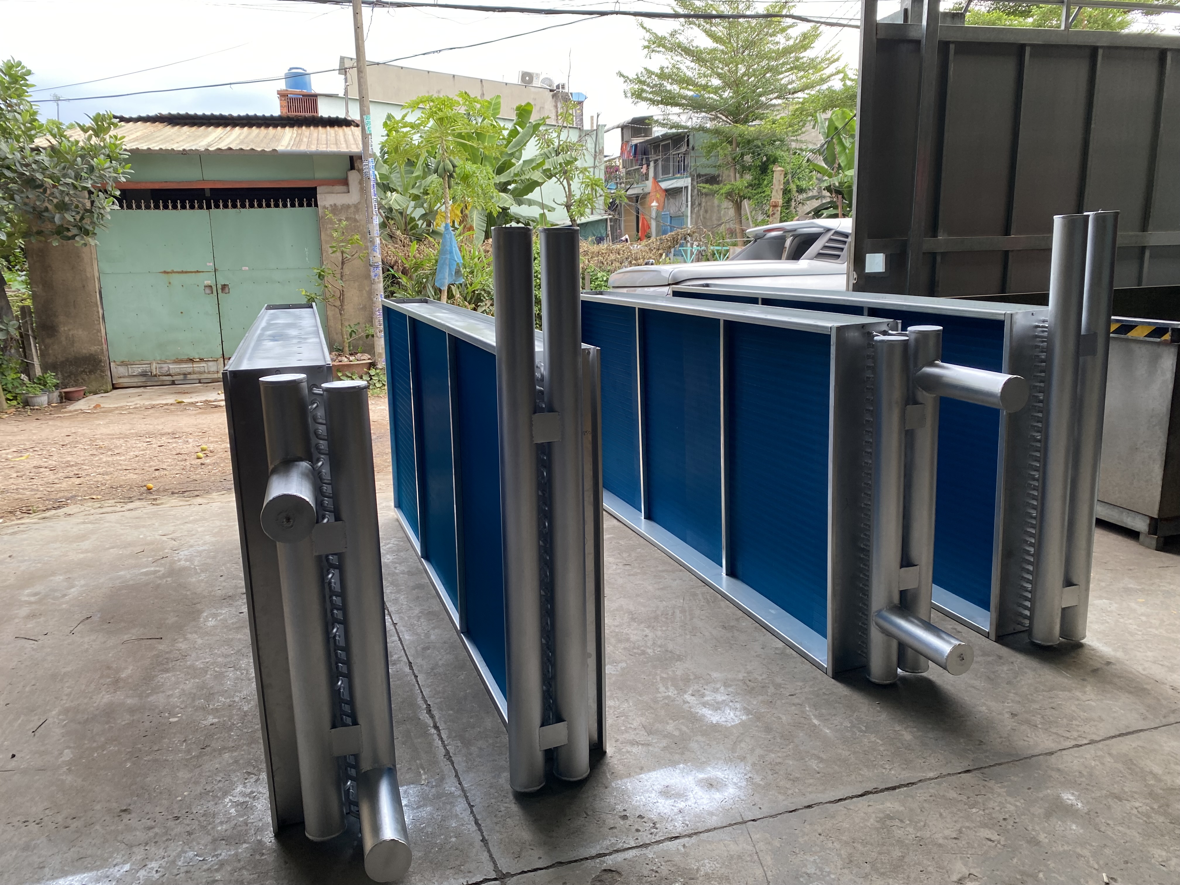 Dàn trao đổi nhiệt - coil AHU chạy nước